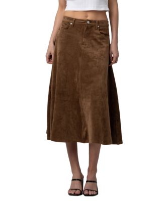 Women's A-Line Midi Skirt