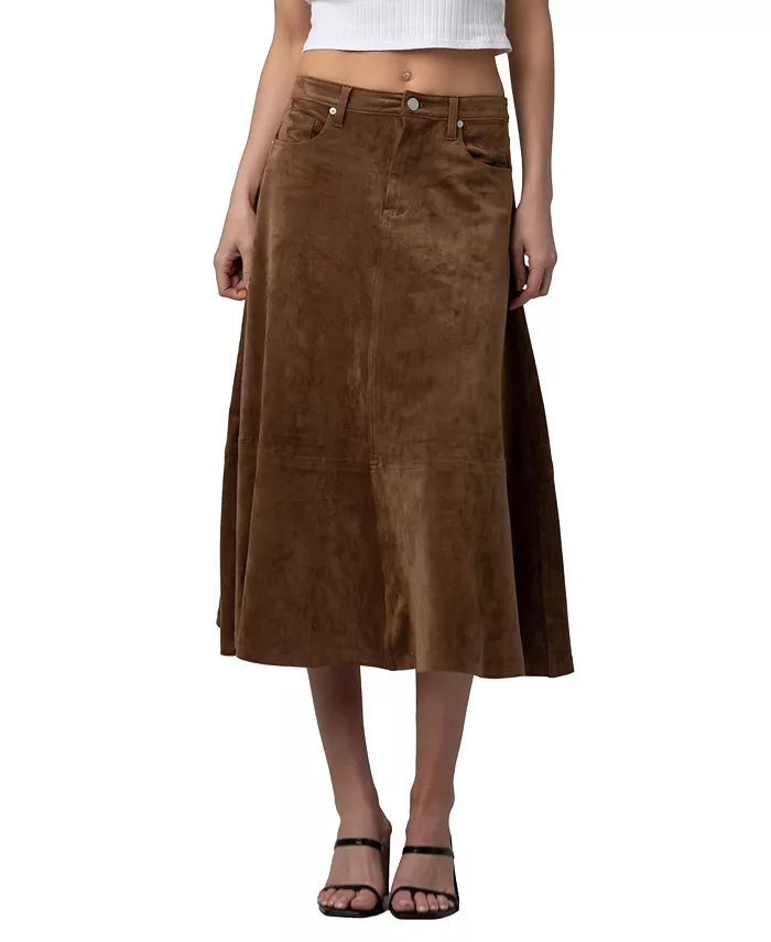 Women's A-Line Midi Skirt