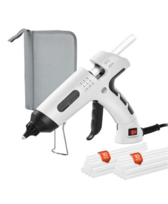 DIY Craft Tools - Hot Glue Gun, 60/100W Dual Power Mini Hot Glue Gun, Fast Preheating High Temp Melt Glue Gun,20 Glue Sticks,Cloth Bag