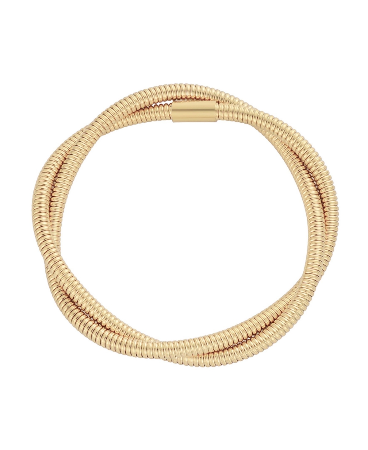 Adornia Tarnish Resistant Gold Wrap Chord Bracelet