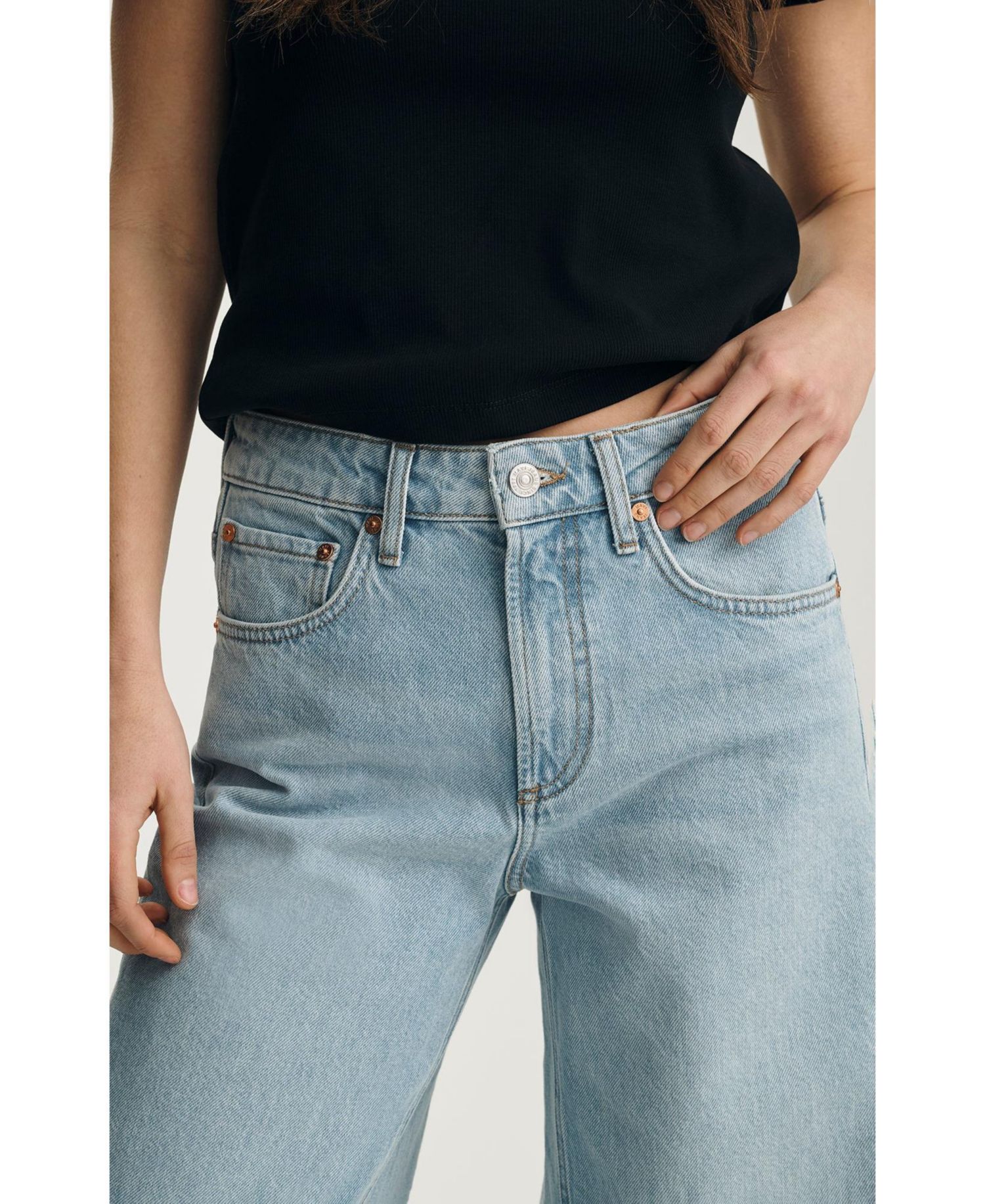 Women's Siena High Rise Wide Leg In Light Classic Denim