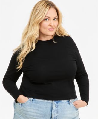 Plus Size Meet & Greet Long-Sleeve Top