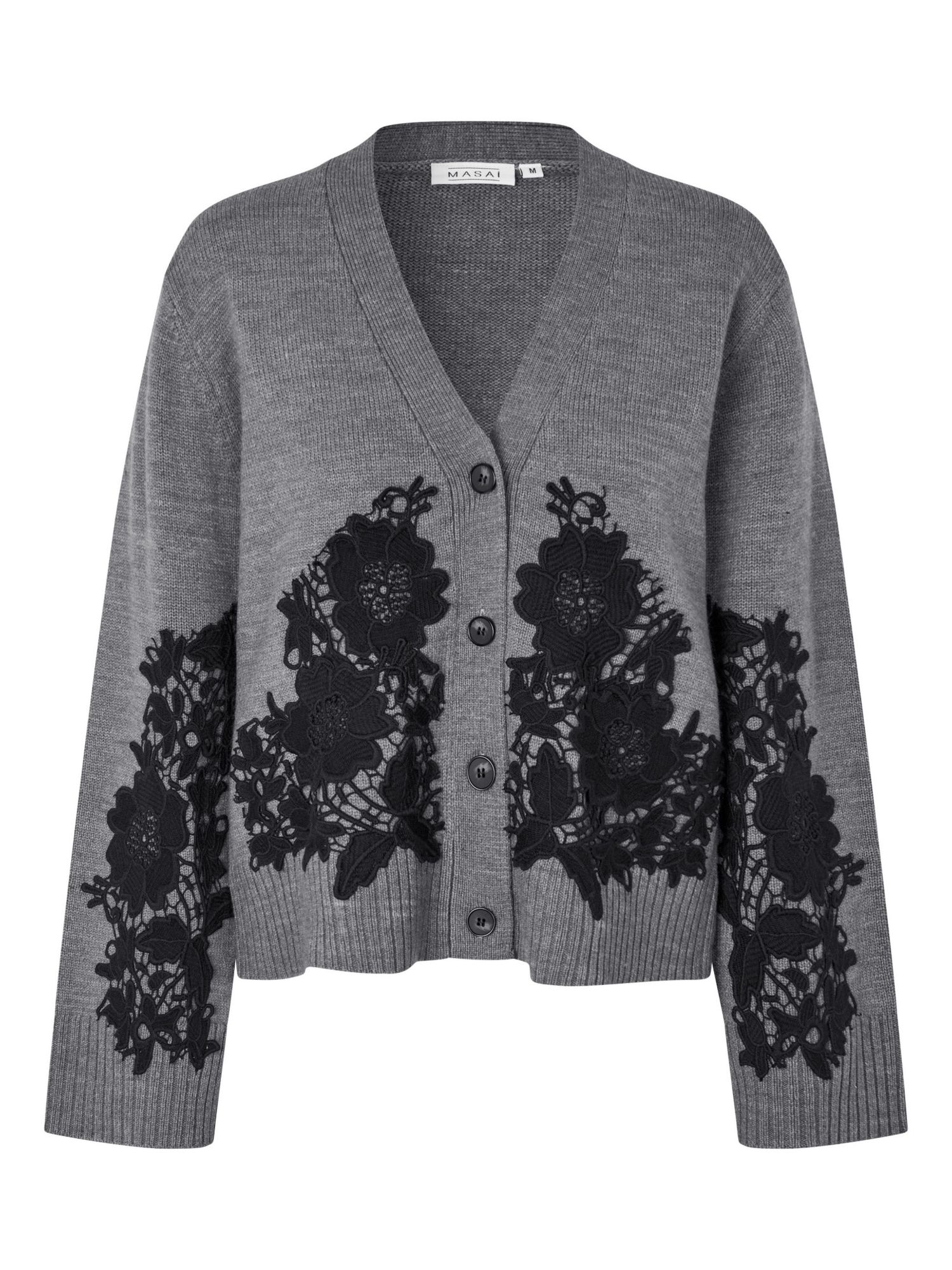 Women's Maleviane Floral Applique Cardigan