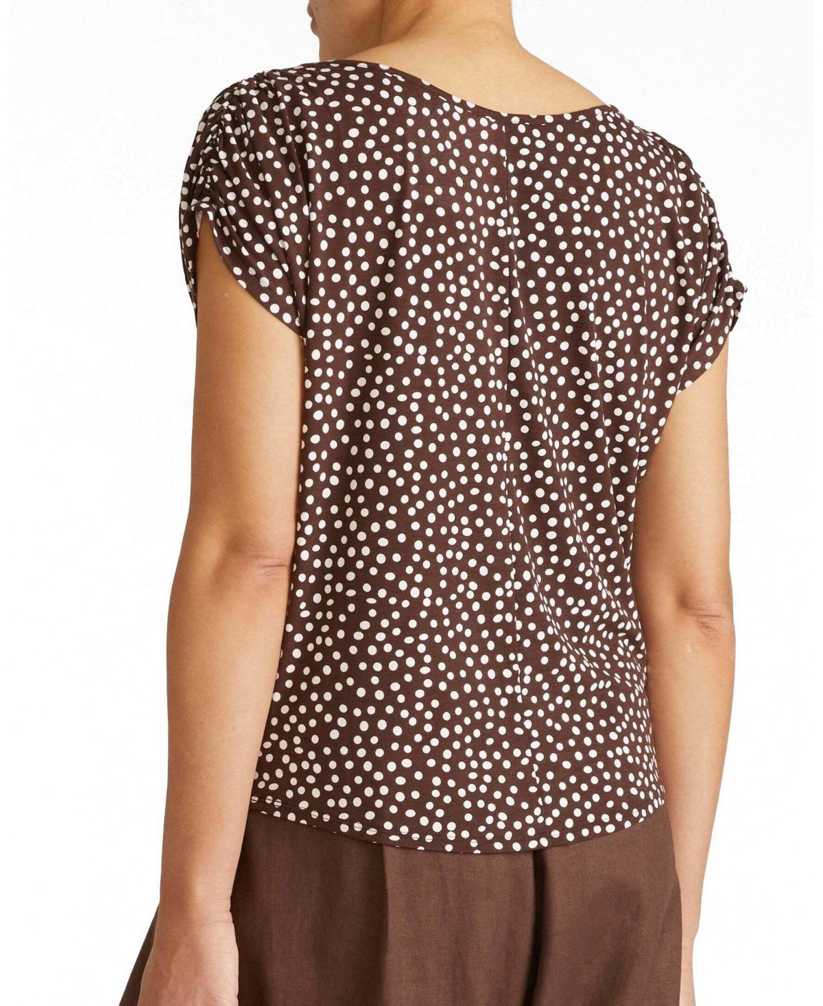 Universal Standard Plus Helena Divine Jersey Gathered Tee