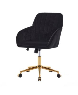 Adjustable Office Chair Swivel Chair Backrest Seat with Metal Base