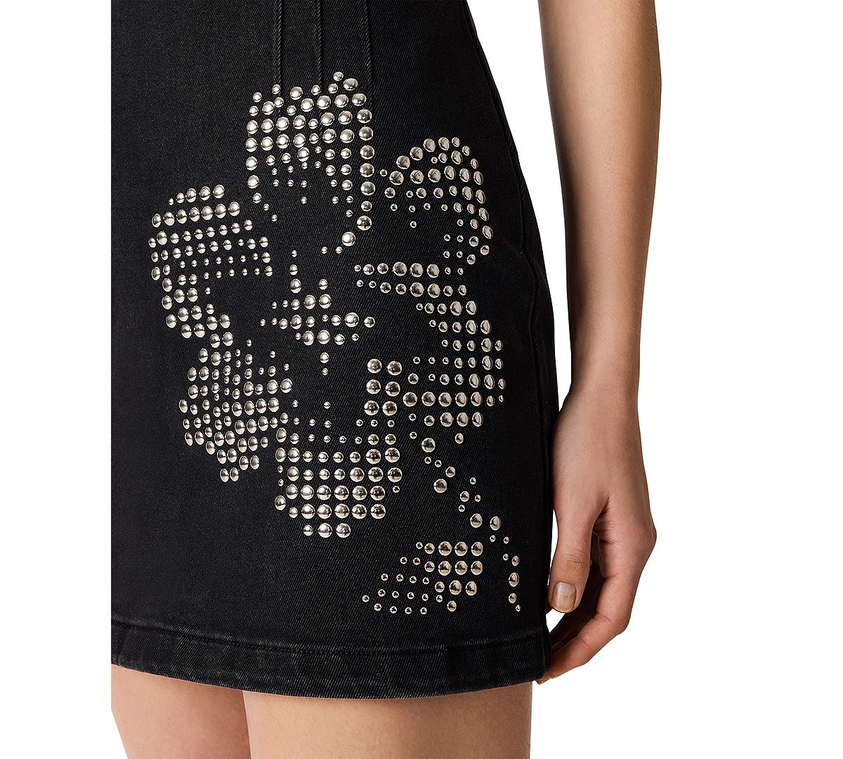 Steve Madden Women's Rosella Sleeveless Embellished Denim Dress view 4 — MAYCSS fashion products