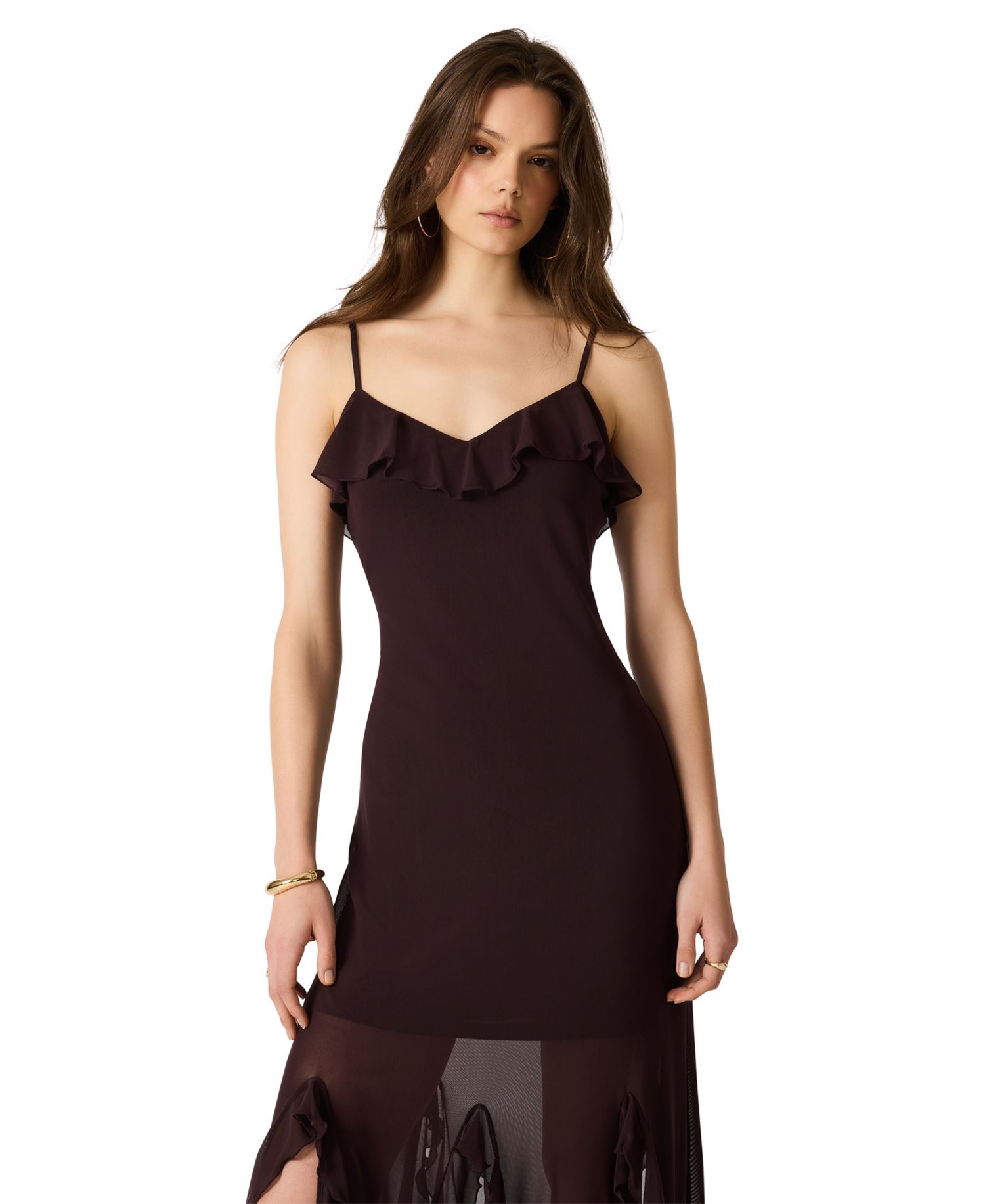 Women's Mariane Mesh Sleeveless Midi Dress