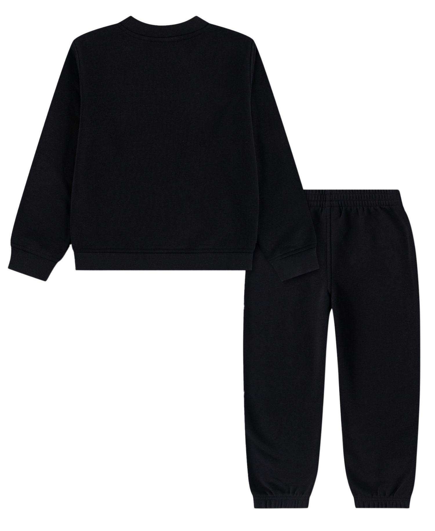 Boys' 2T-7 Striped Fleece Long-Sleeve Top and Pants, 2-Piece Set