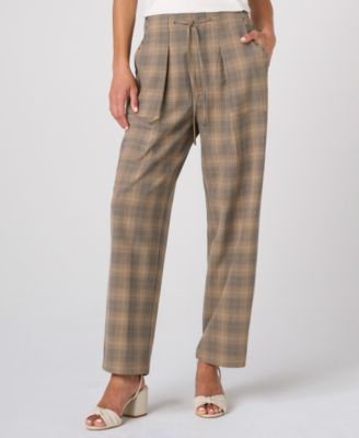 Women's High-Rise Crop Drawstring Trouser