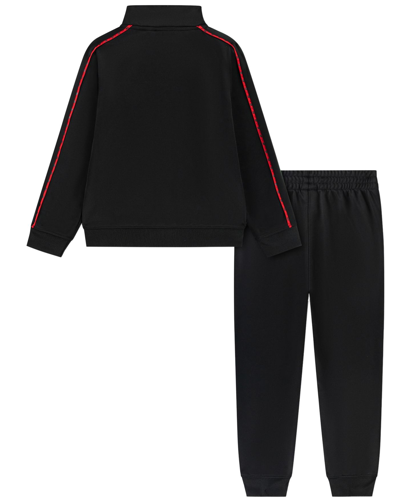 Комплект Nike Dri-FIT Lifestyle Full-Zip Jacket and Joggers, 2-Piece Set для мальчиков, цвет: Чёрный — фото 2