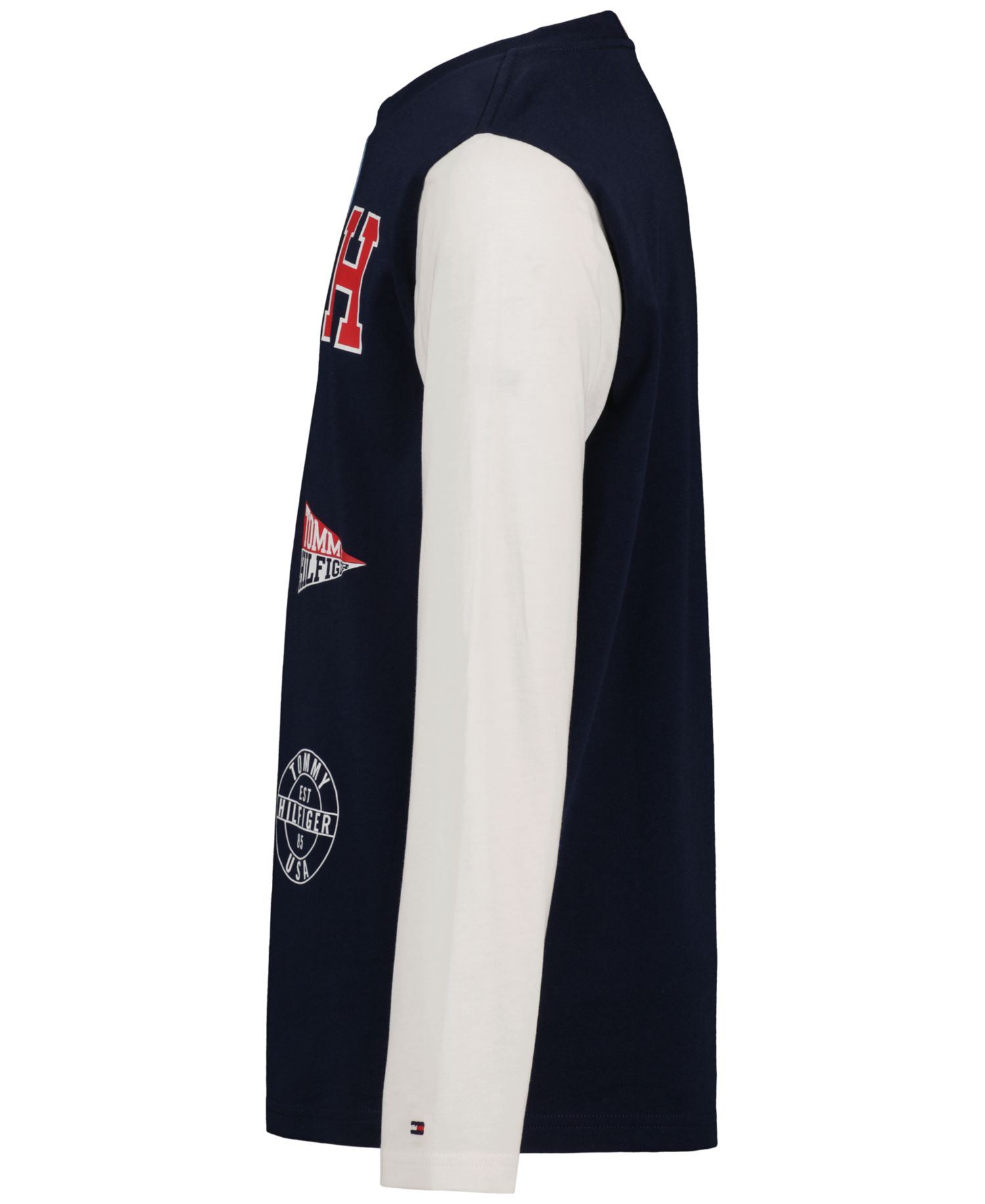 Boys' 2T-7 Stacked Logo Long-Sleeve T-Shirt