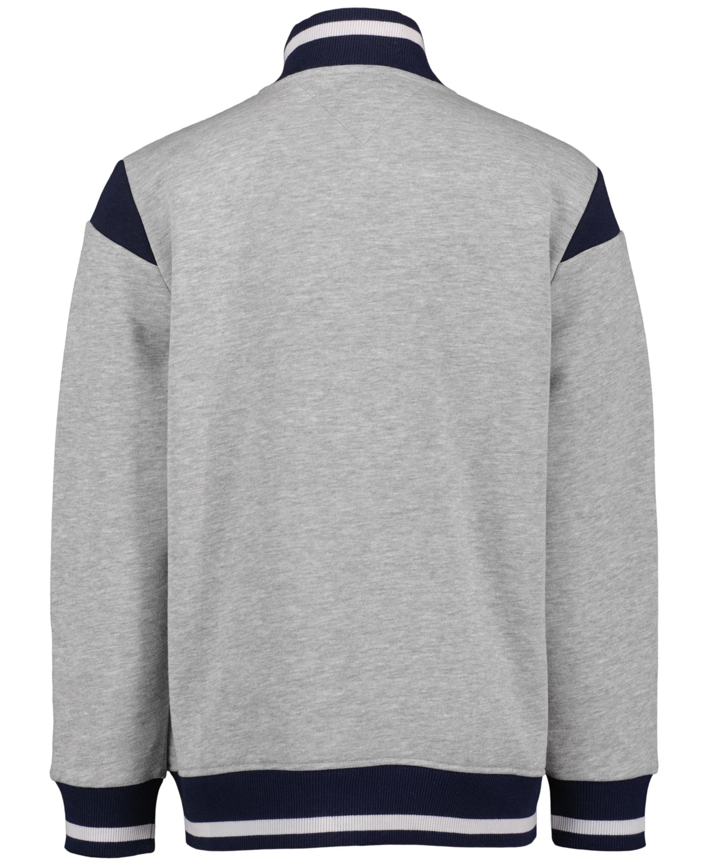 Куртка Tommy Hilfiger Varsity Freshman Zip-Front Jacket для мальчиков, цвет: Серый меланжевый — фото 7