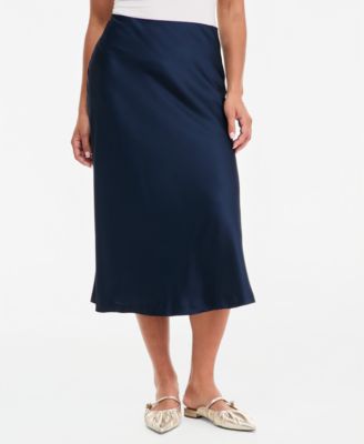 Women's Pull-On Satin Slip Skirt