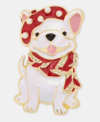 French Bulldog Holiday Pin