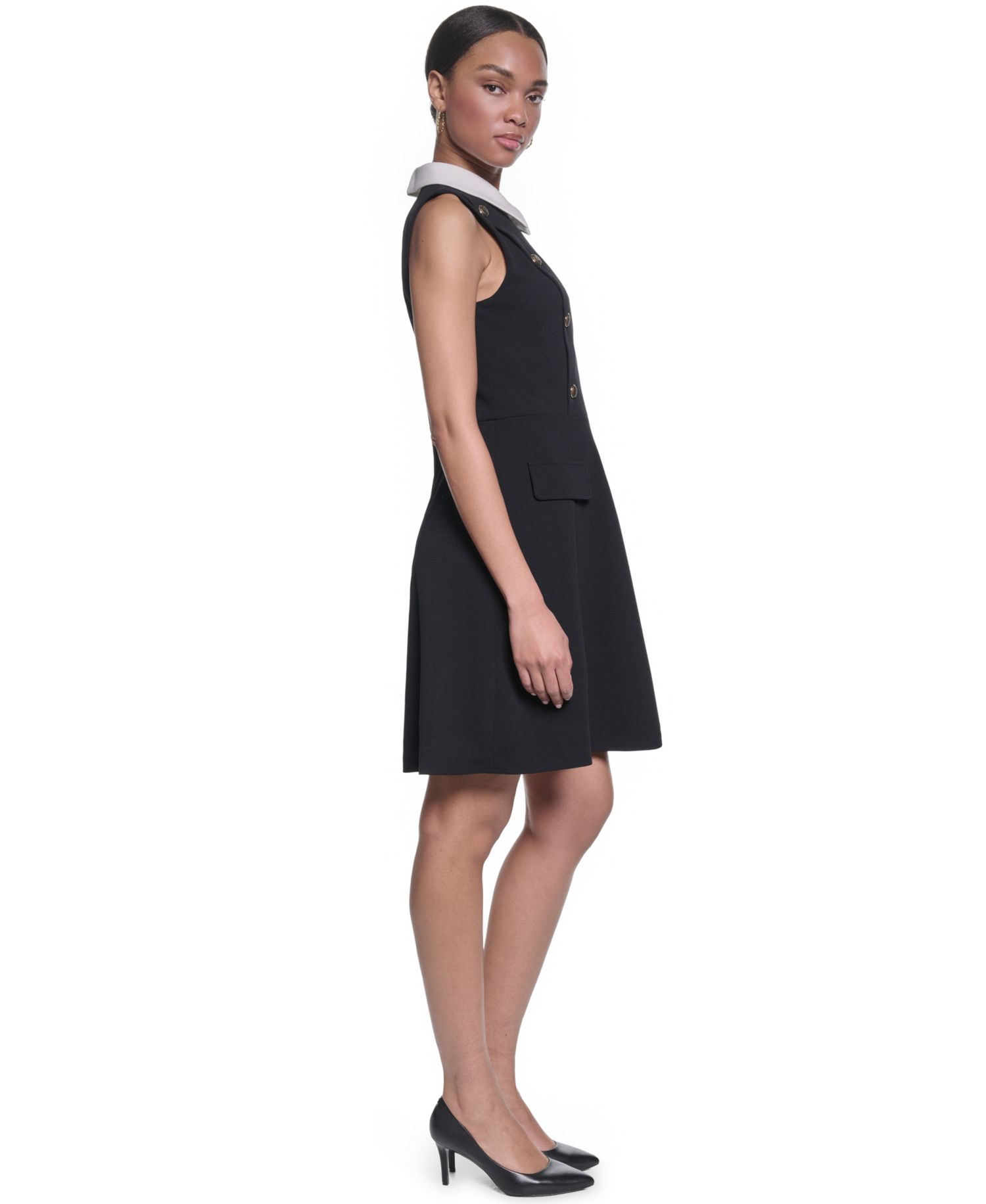 Women's Collared A-line Dress