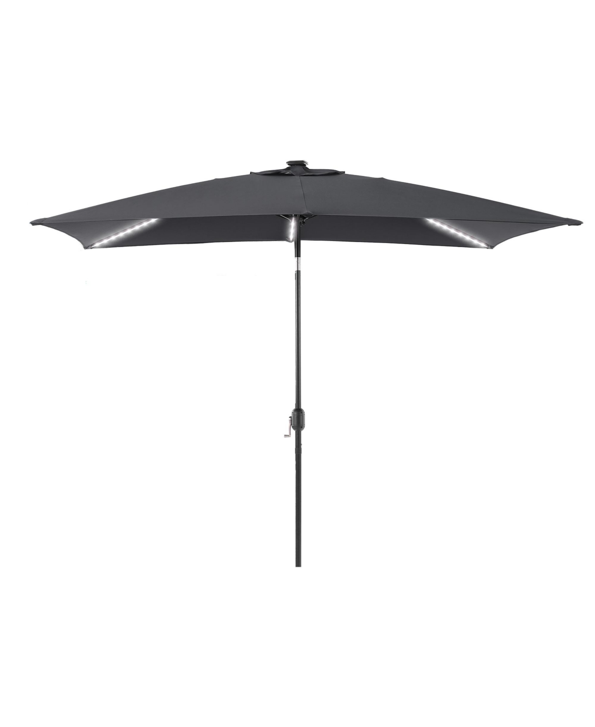 Sonkuki Enhance Your Outdoor Oasis 6x9Feet Led Rectangular Patio Umbrella - Stylish, Durable, And Sun-Protective!