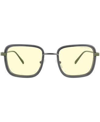 Fallout Vault 33 Gunmetal and Olive Frame Amber Tint Glasses