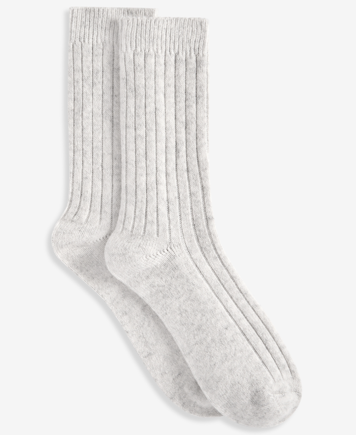 Charter Club Women's Boxed Cashmere-Blend Ribbed Crew Socks, Macy's Exclusive - Brittany