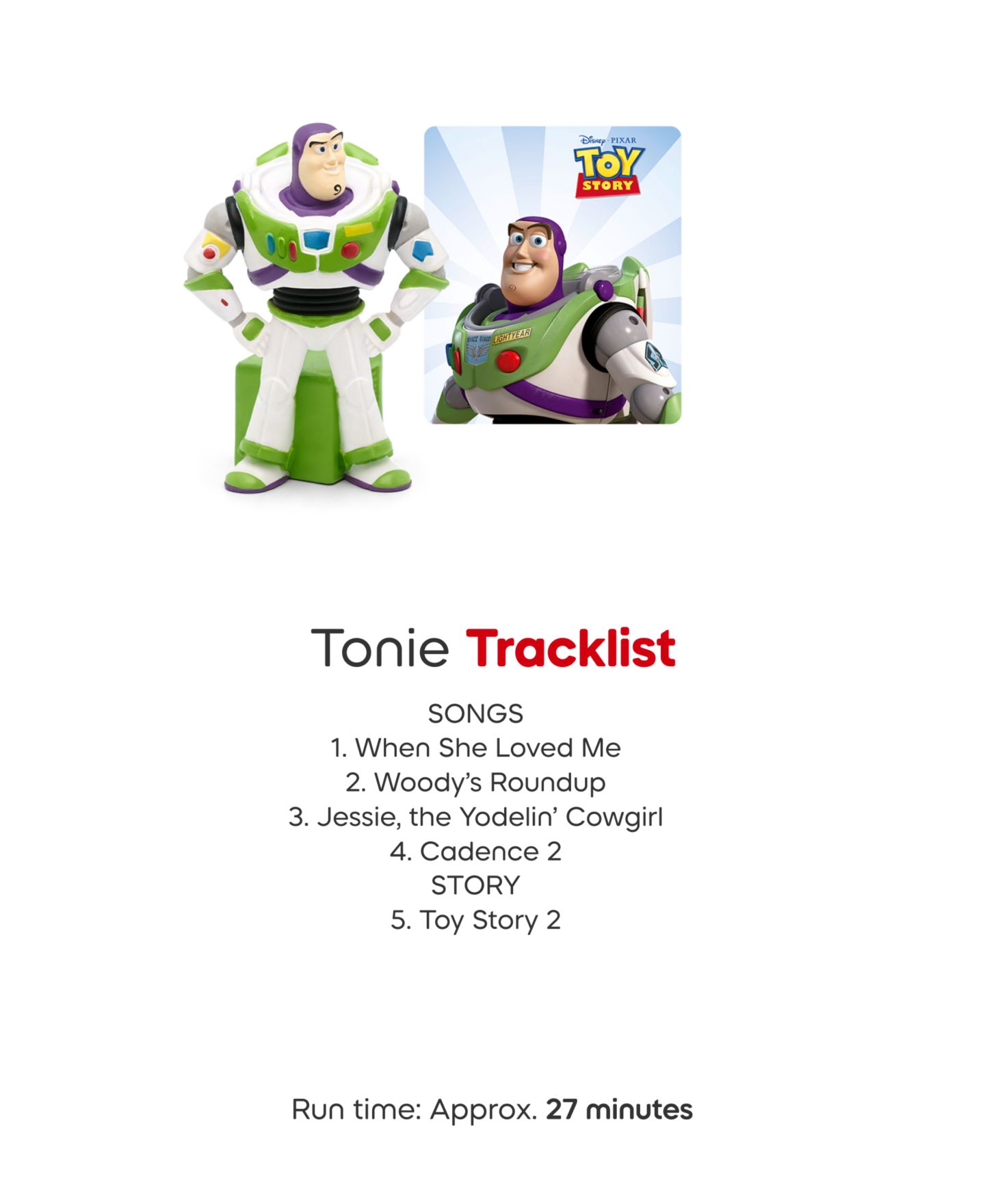 Детские фигурки Tonies Disney Pixar Toy Story Musical 4-Piece Audio Figurine Set, Ages 4+ — фото 8