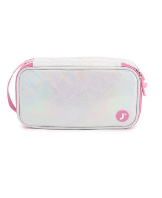 Doodle Pencil Case with Organizational Pockets and Handle Strap
