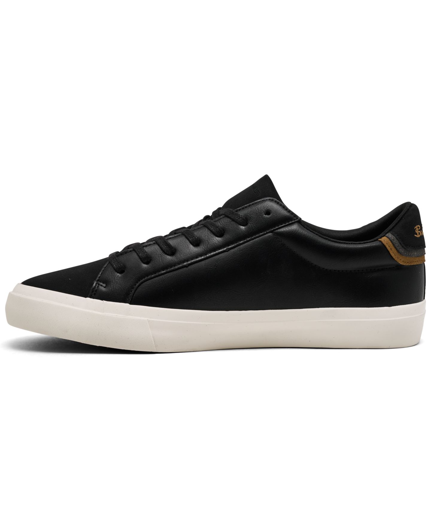 Мужские кроссовки Ben Sherman Pepper Low Court, цвет: Чёрный / Серый — фото 3