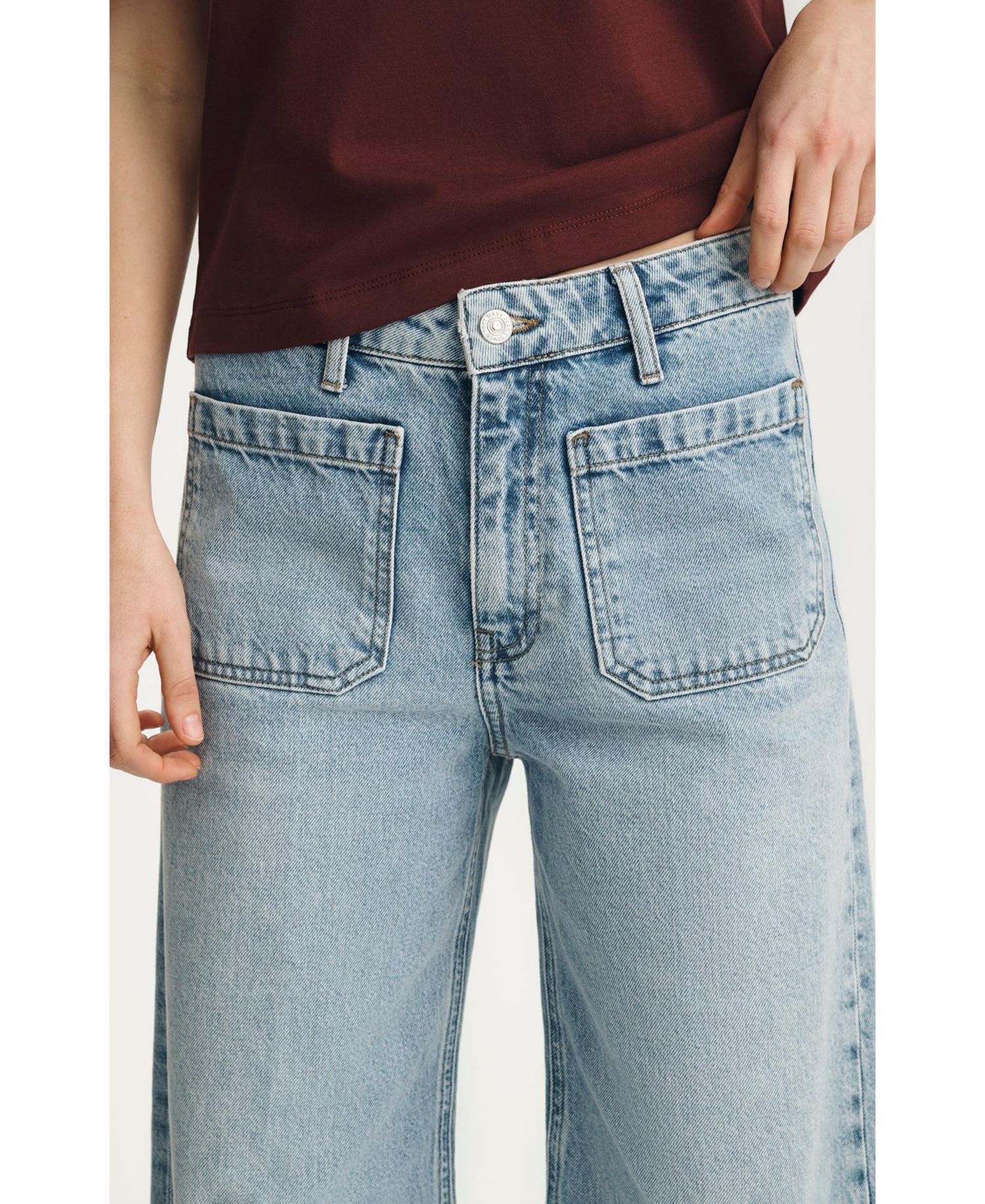 Women's Christine High Rise Wide Leg In Light Classic Denim