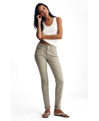 Women's Kathleen Mid Rise Boyfriend In Desert Sage Flex Blue