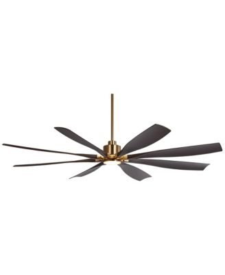 72 inch Vortex Soft Brass LED Ceiling Fan with Remote