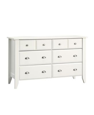 White Bedroom Dresser with Spacious Drawers for Storage and Organization