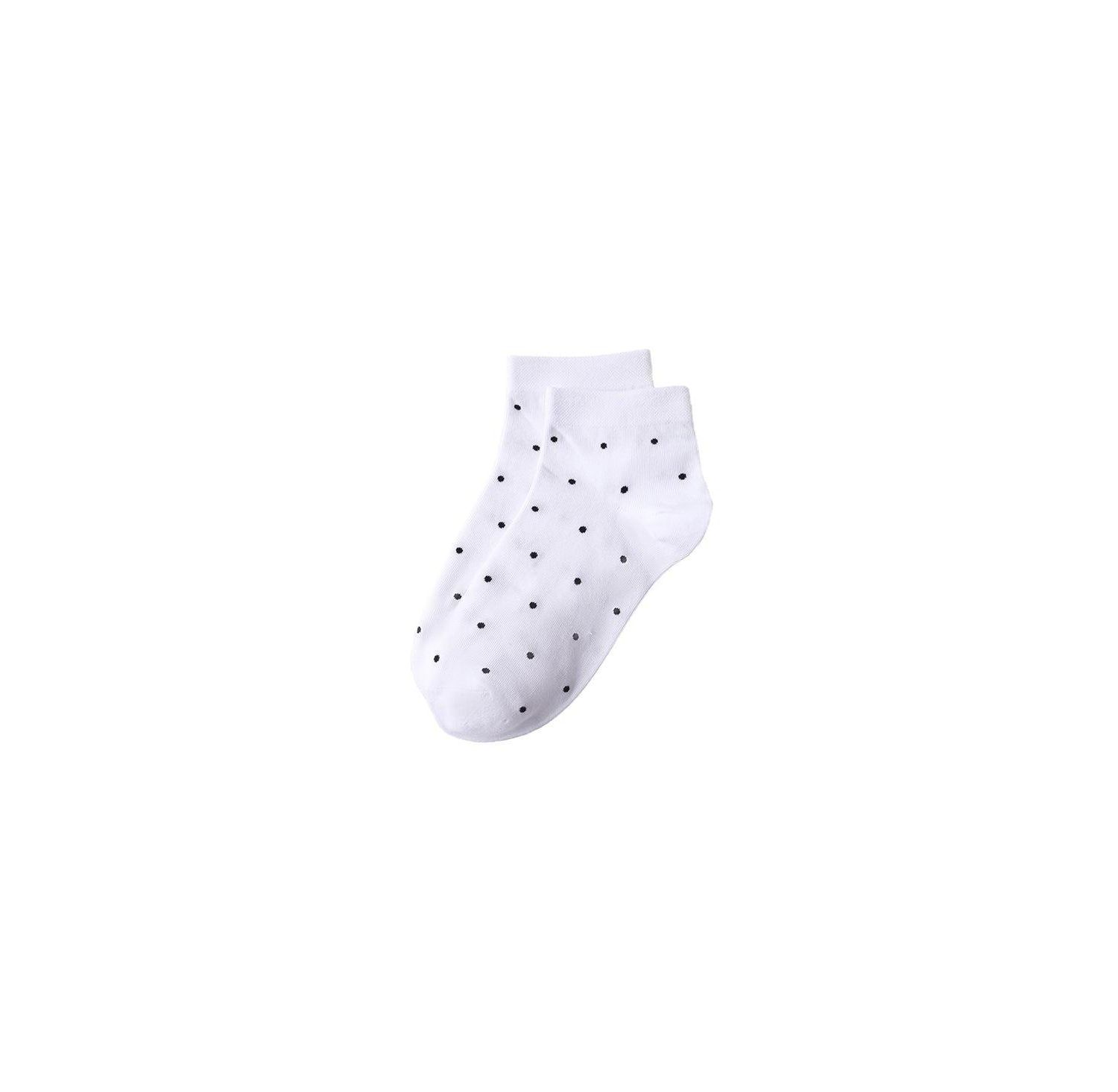 Women's 3-Pack Cotton Stripe and Dot Quarter Socks