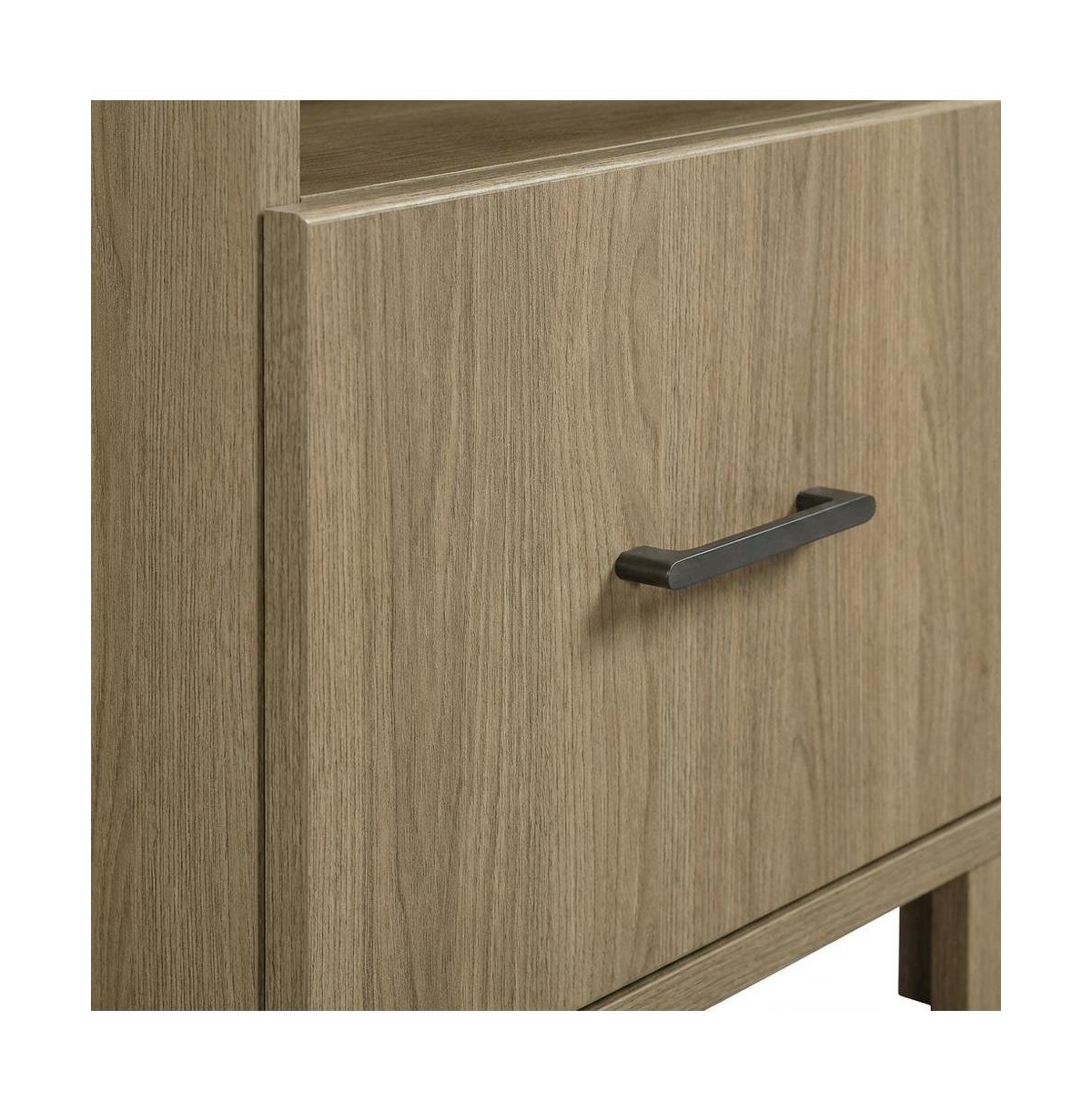 Starlight Canyon Home Wooden Nightstand in Timber Oak Finish with Rustic and Modern Farmhouse Style