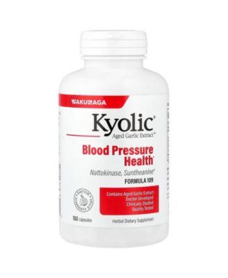 Aged Garlic Extract  Blood Pressure Health  Formula 109  -  160 Capsules