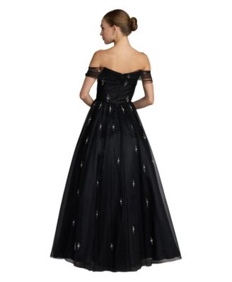 macy's new year dresses Juniors' Sequin-Embellished Ball Gown, Created for Macy's