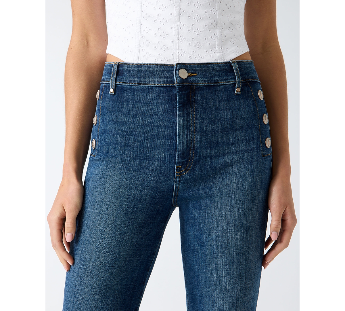 Guess Women's Faye Flared Chino Jeans