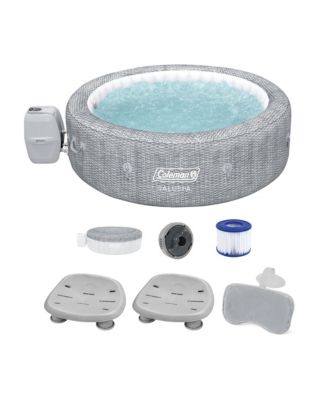 Coleman Saluspa Sicily AirJet Hot Tub with 2 Saluspa Pool/Spa Seat and Spa Pillow