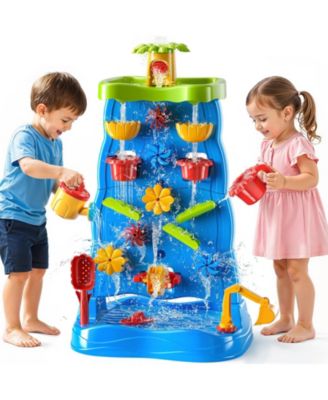 Waterfall Water Table Sand Sensory Activity Toddler Outdoor Play