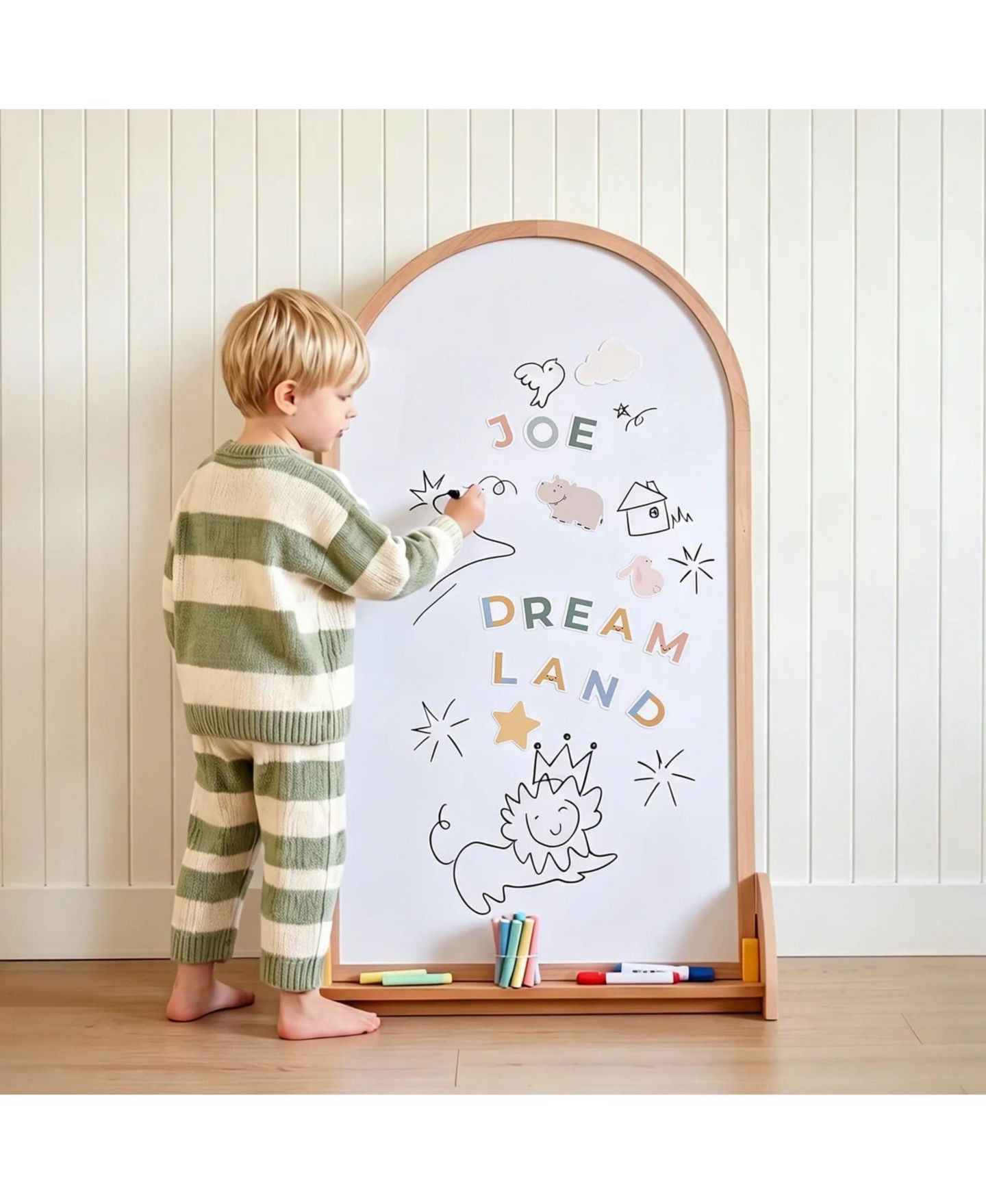Детская игрушка Tiny Land Double-Sided Magnetic Easel, Ages 3+ — фото 3