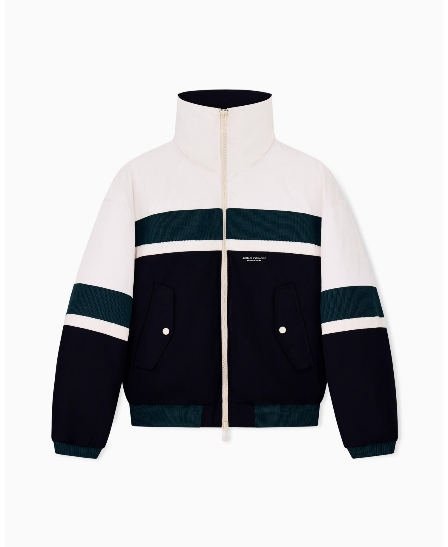 Men's Colorblock Bomber Jacket
