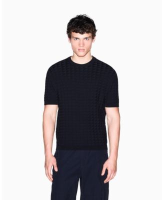 Men's Viscose Grid T-Shirt