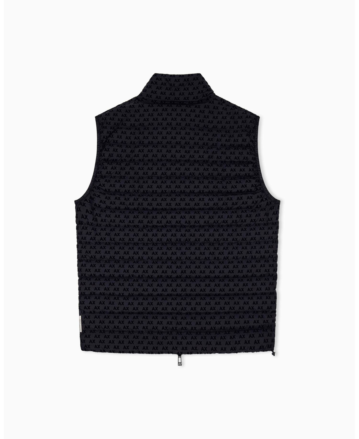 Men's All Over Logo Flocked Down Vest