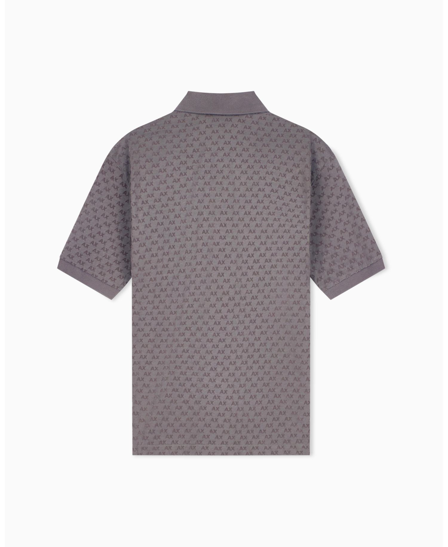 Men's Flocked All Over Logo Polo Shirt