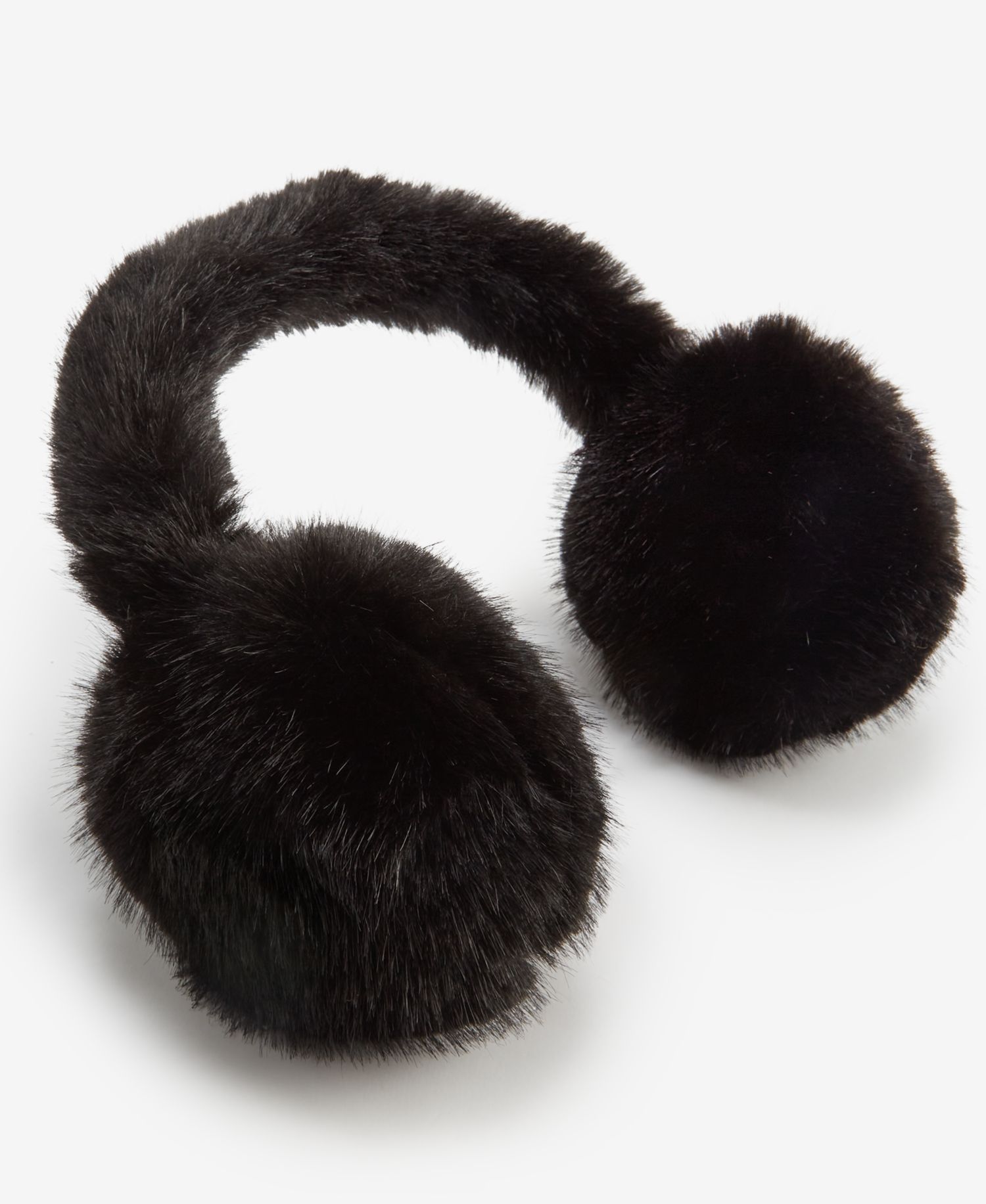 Women's Classic Full Faux-Fur Tipped Earmuffs