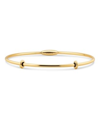 Bangle Bracelet in 14K Gold, Fits Small to Medium Wrist