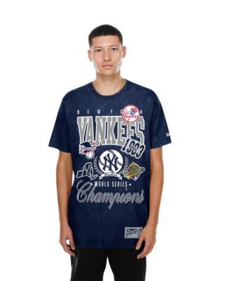 Men's Navy New York Yankees Mineral Wash T-Shirt
