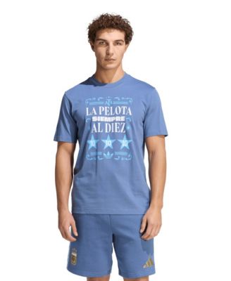 Men's Blue Argentina National Team FIFA x World Cup 2022 Winners Amply T-Shirt