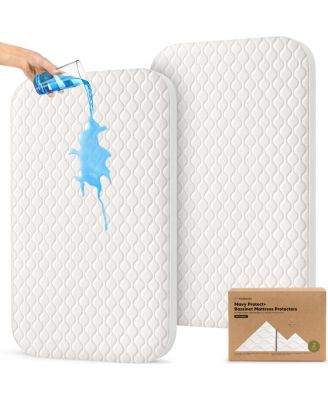 Protect Waterproof Bassinet Mattress Protector Mavy Bassinet Waterproof Cover for Baby Delight Dreamer Bedside Sleeper