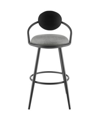 Carnation 26" Faux Leather Swivel Counter Stool