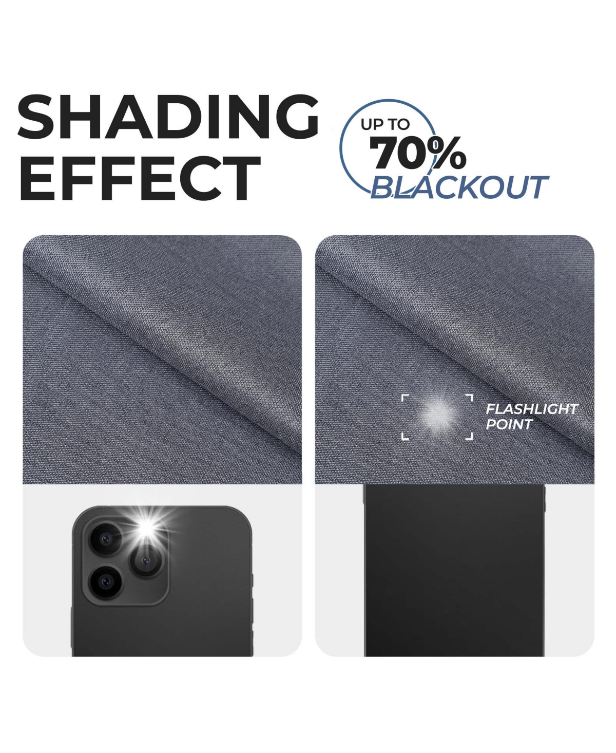 Superior Linen Semi Blackout Rod Pocket Washable Room Darkening Curtains