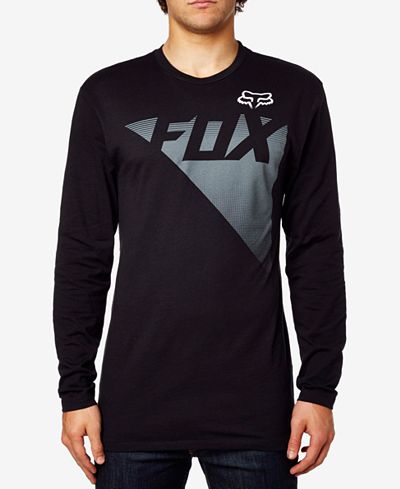 Fox Men's Long-Sleeve Graphic-Print T-Shirt