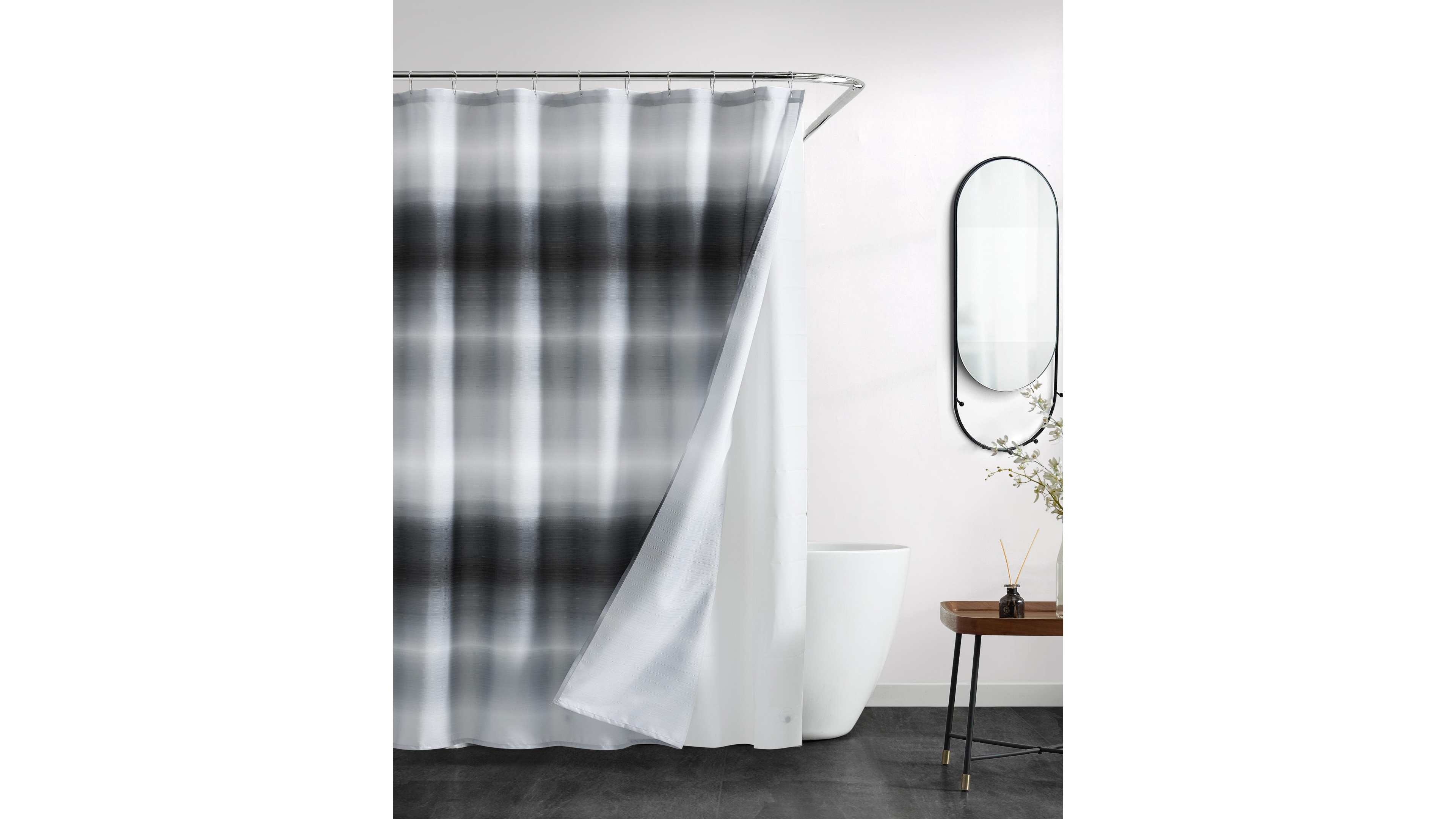 Kenneth Cole New York Ombre City Printed Shower Curtain, 72 " x 72"